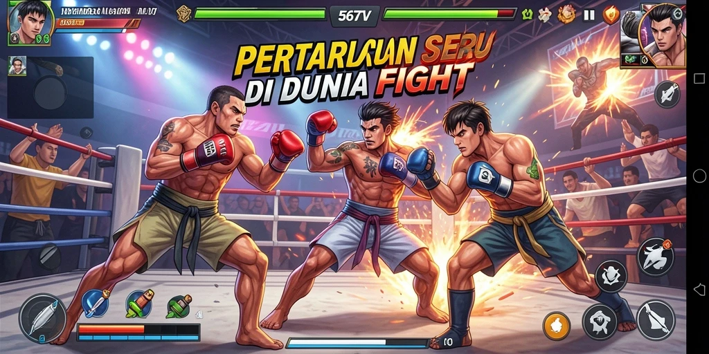 Tampilan gameplay seru dan menegangkan di 567TV.