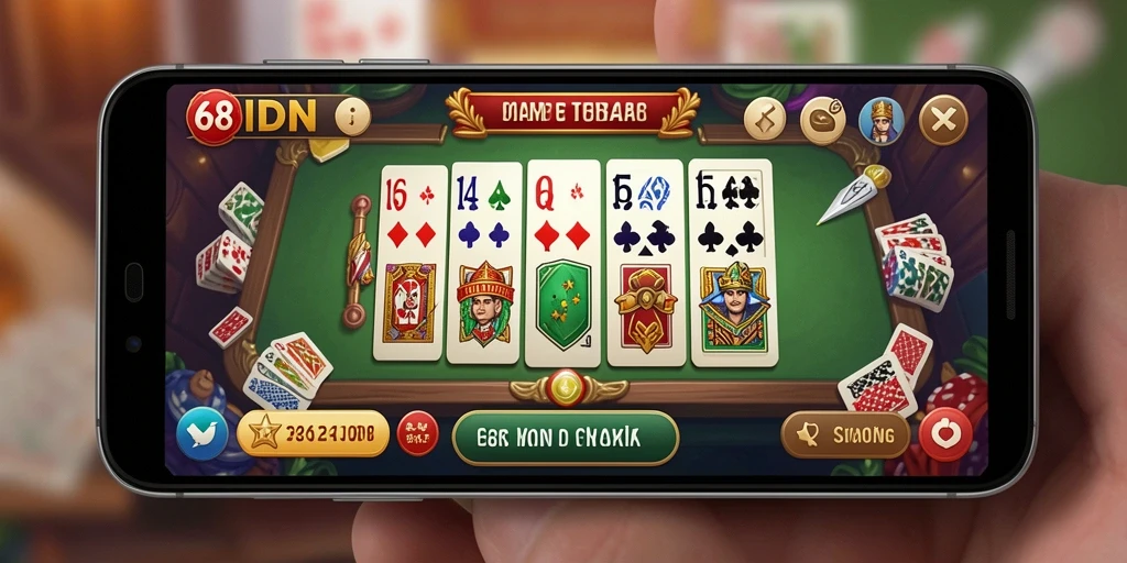 Screenshot gameplay 68IDN menampilkan keseruan bermain Domino.