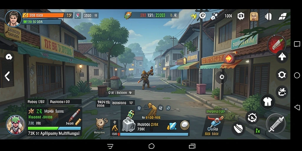 Screenshot utama aplikasi 73K yang menunjukkan fitur utility.