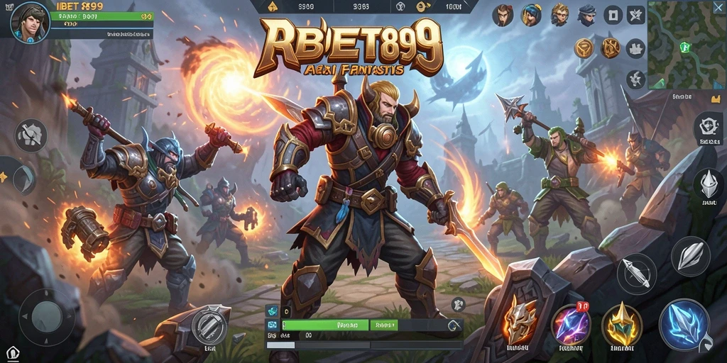 Screenshot menunjukkan aksi bertarung seru dalam IBET899.
