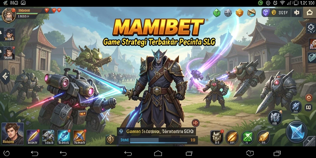 Screenshot gameplay MAMIBET yang menampilkan pertarungan strategi.