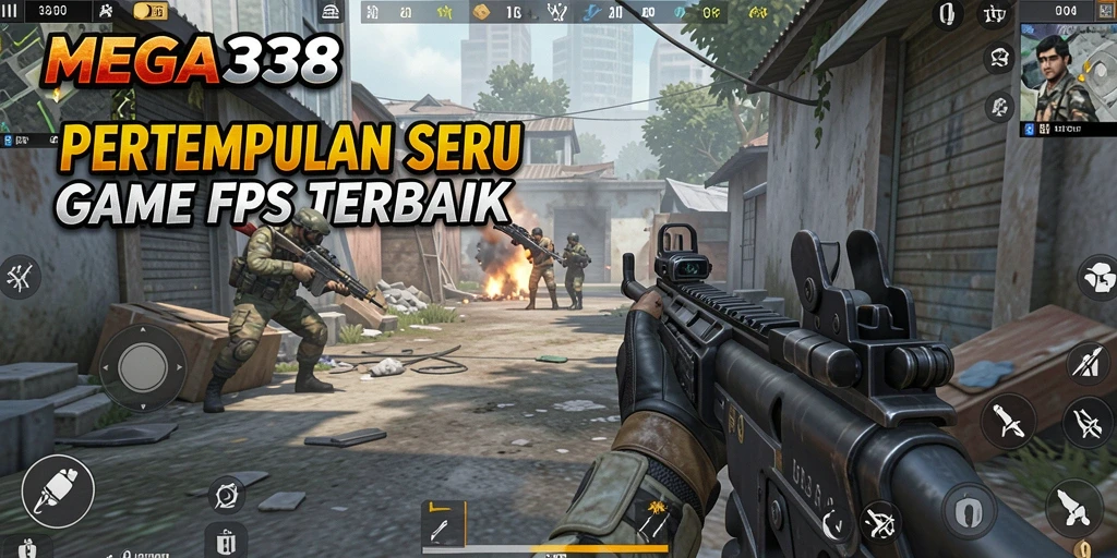 Gameplay MEGA338 yang seru dan mendebarkan dalam pertempuran FPS.