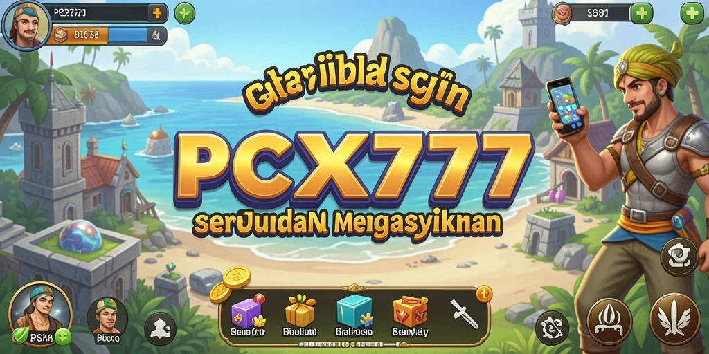 Screen gameplay <strong>PCX777</strong> menampilkan aktivitas seru dalam game Idle.