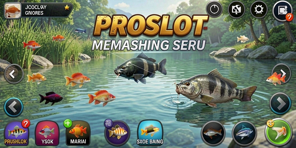 Tangkapan ikan yang menakjubkan dalam gameplay PROSLOT.