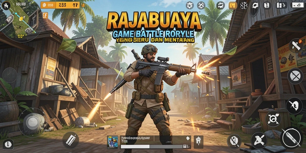 Gambar gameplay RAJABUAYA yang menegangkan saat bertarung.