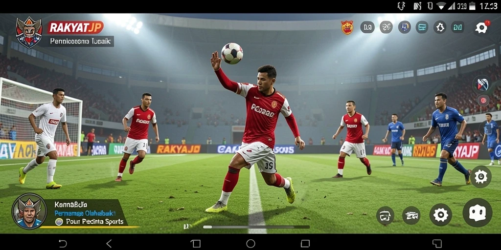 Tampilan menarik dari gameplay RAKYATJP yang penuh aksi olahraga.