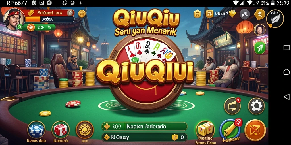 Tampilan gameplay QiuQiu yang mendebarkan dalam RP6677.