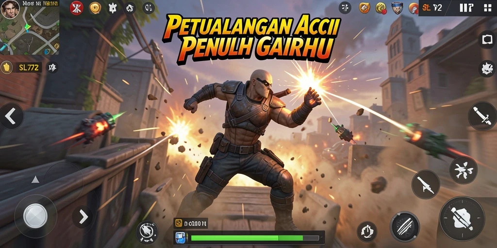 Tampilan gameplay SL72 yang penuh aksi dan seru.