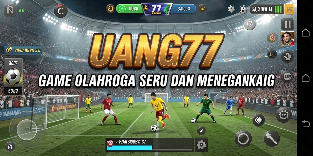 Tampilan permainan yang mendebarkan dan penuh aksi di UANG77.