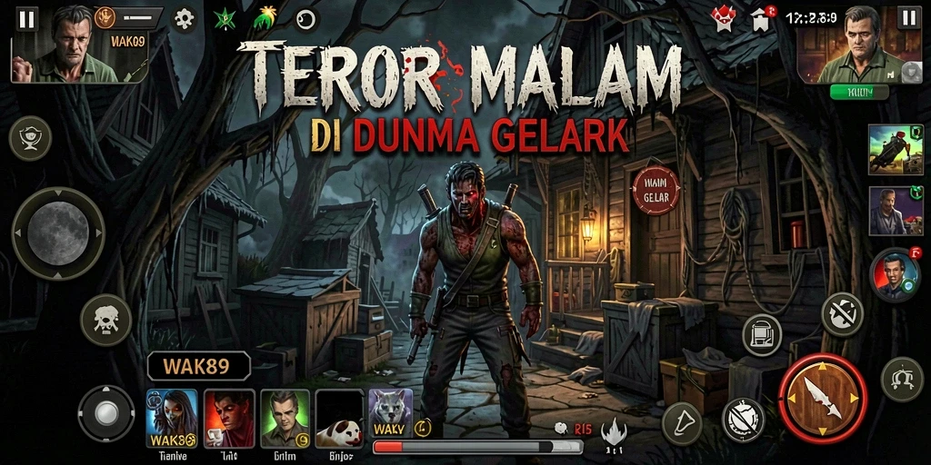 Gameplay menegangkan saat melawan makhluk-makhluk mengerikan.