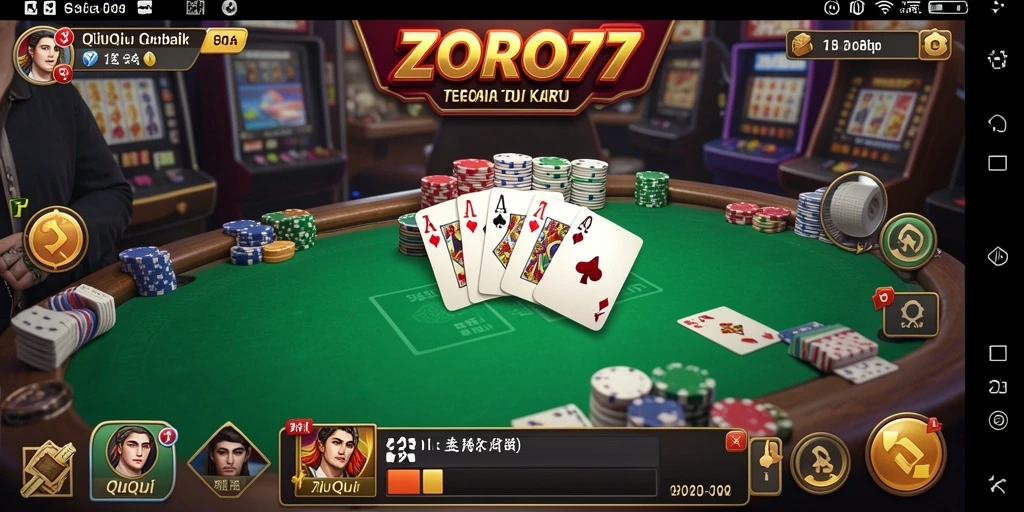 Gameplay seru saat bermain QiuQiu di ZORO77.